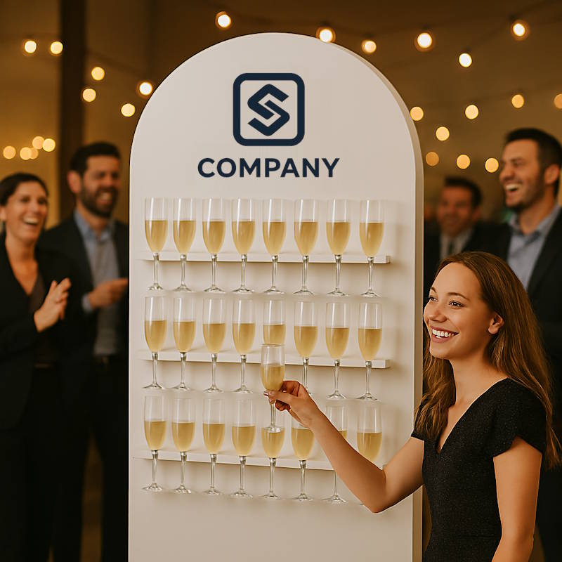 Šampano sienelė įmonės renginyje